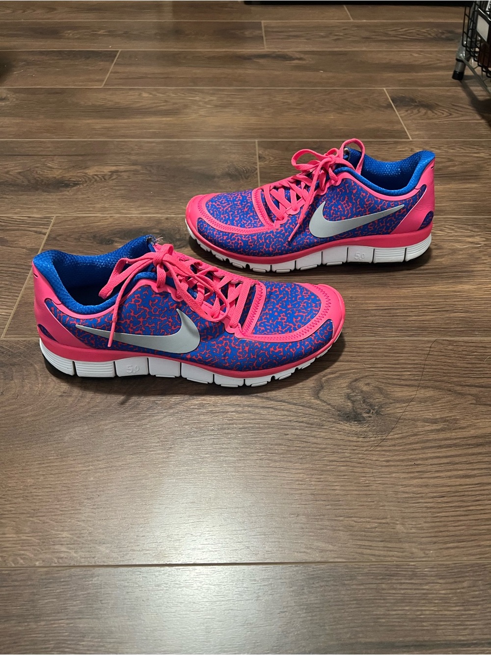 Nike Women’s Hot Pink & Blue Patterned Running Trainers